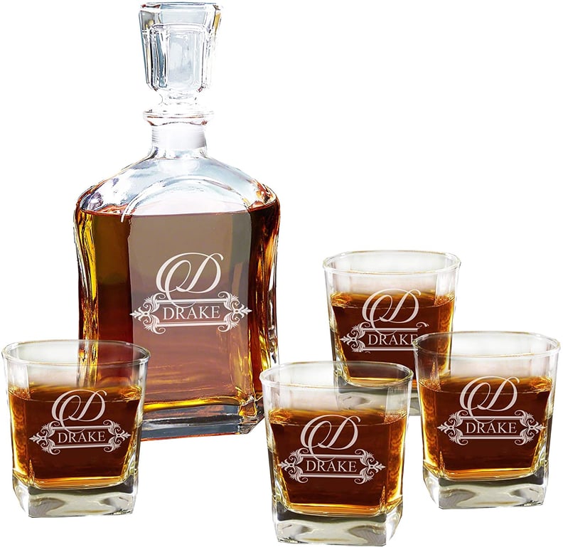 A Custom Whiskey Set: Personalized Whiskey Decanter Set