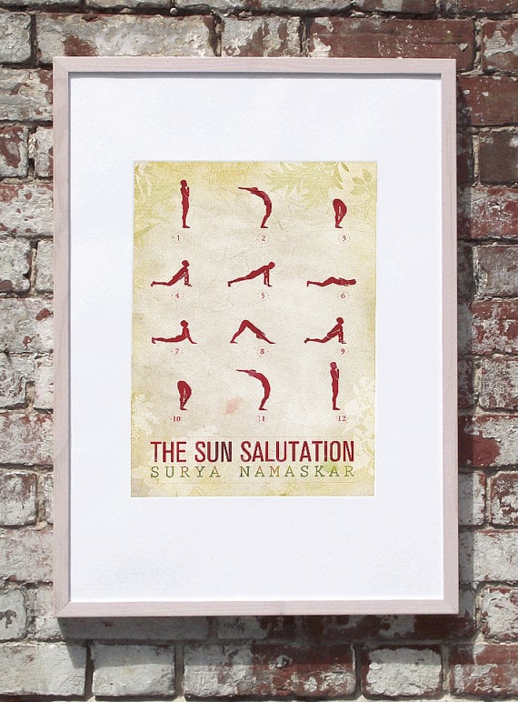 Sun Salutation print