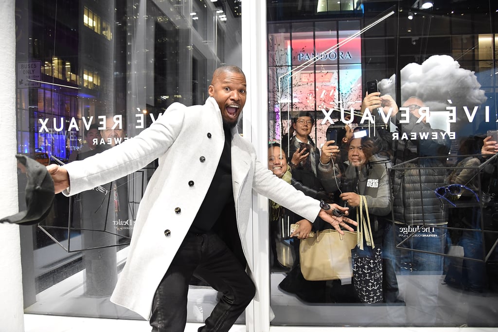 Katie Holmes and Jamie Foxx at Prive Revaux Store Opening
