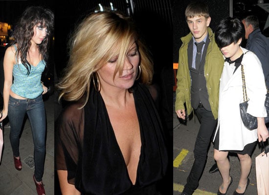25/09/08 Kate Moss, Russell Brand, Daisy Lowe, Kelly Osbourne