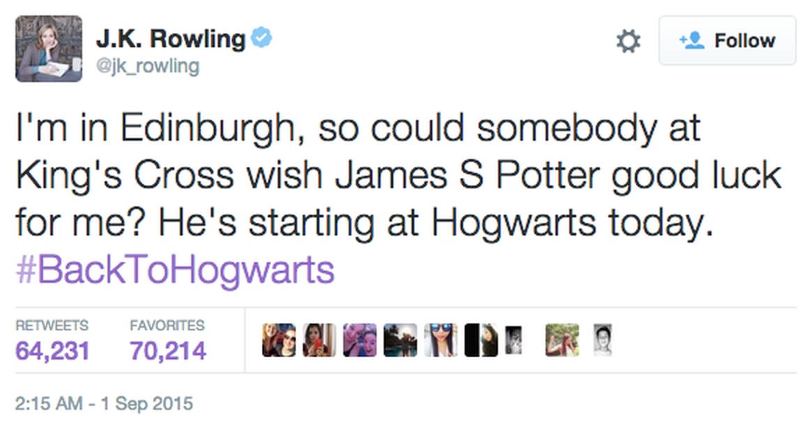 Exquisite Jk Rowling Tweets About Harry Potter Capture in 4K