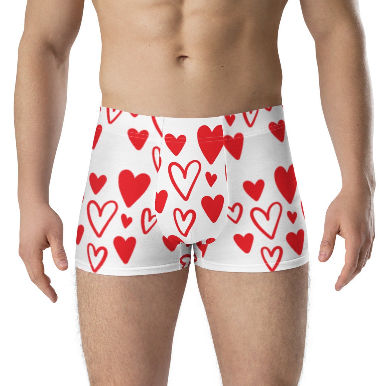 Briefly Stated You Turn Me On Love Style Mens Boxer Shorts