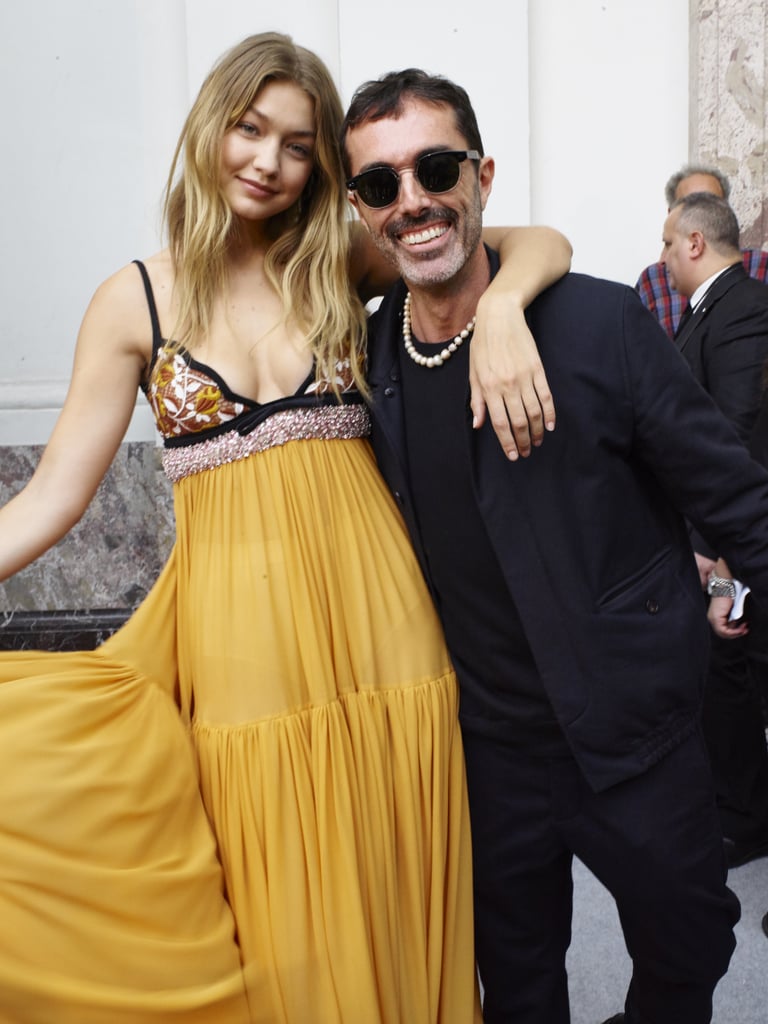 Gigi Hadid and Giambattista Valli