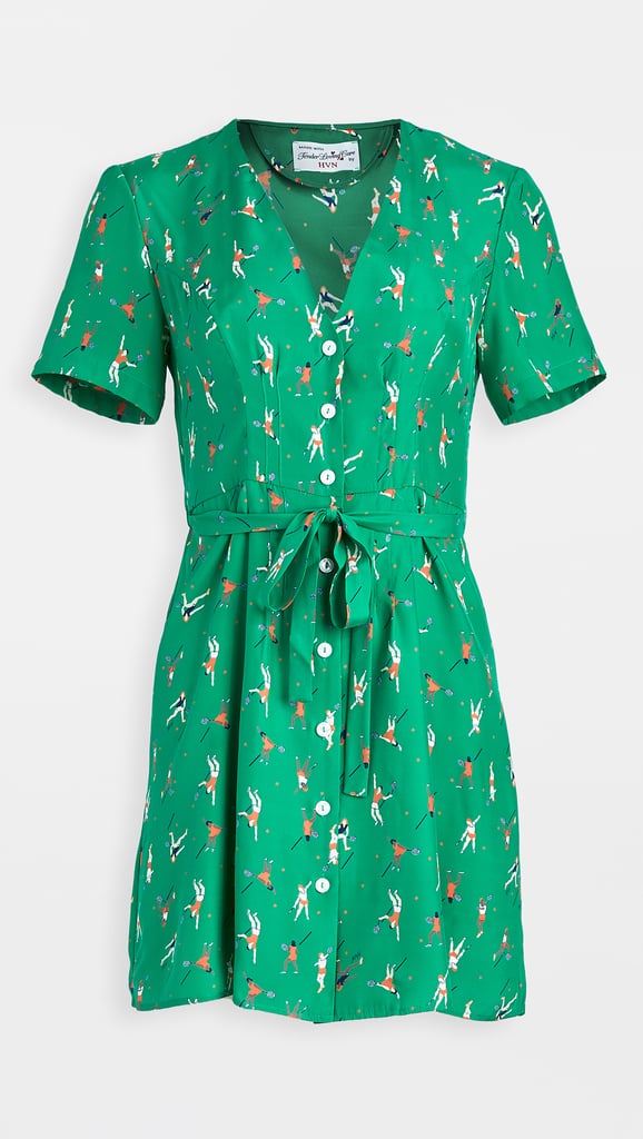 Kate Middleton S Green Hvn Tennis Print Dress Popsugar Fashion