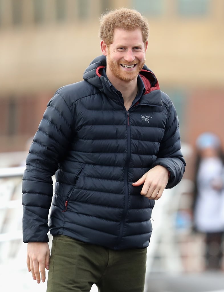 Prince Harry at Training Session in England February 2017