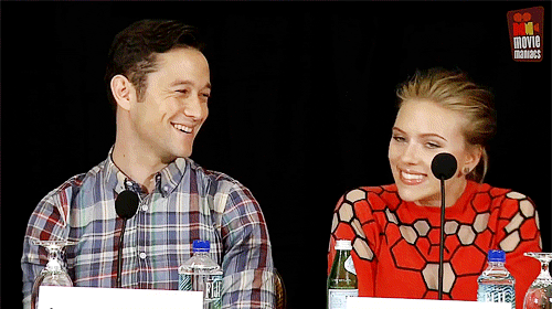 When he was so cute next to Scarlett Johansson while promoting Don Jon.