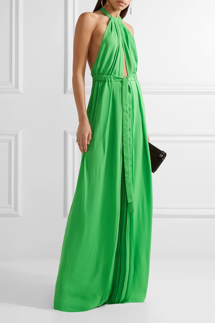 Emilio Pucci Pleated Silk Halterneck Gown ($3,290) | Award Season ...