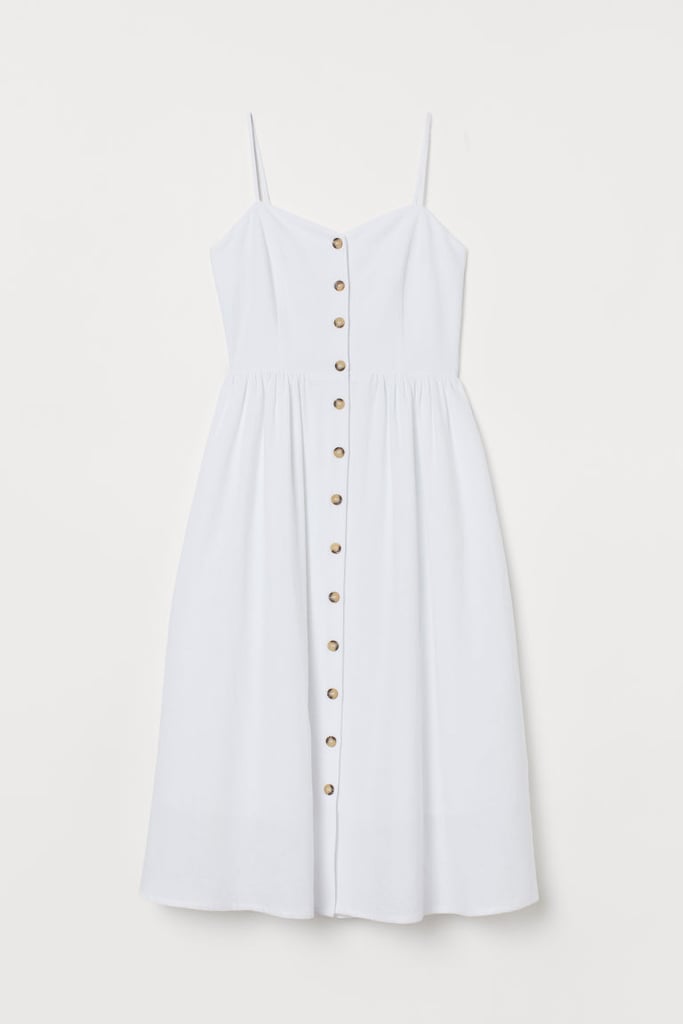 H&M Dress With Buttons | Cute Summer Dresses 2019 | POPSUGAR Fashion ...