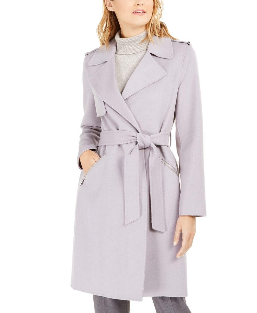 Michael Kors Double-Face Wrap Coat | Macy's Black Friday and Cyber ...