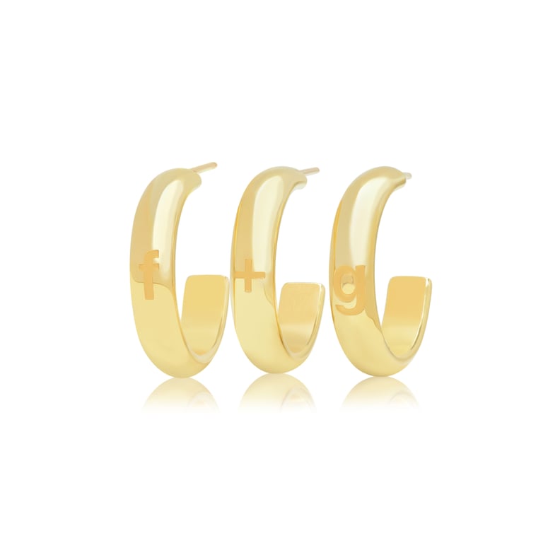 Svelte Metals Hoops For Hope Valentina Hoops XS