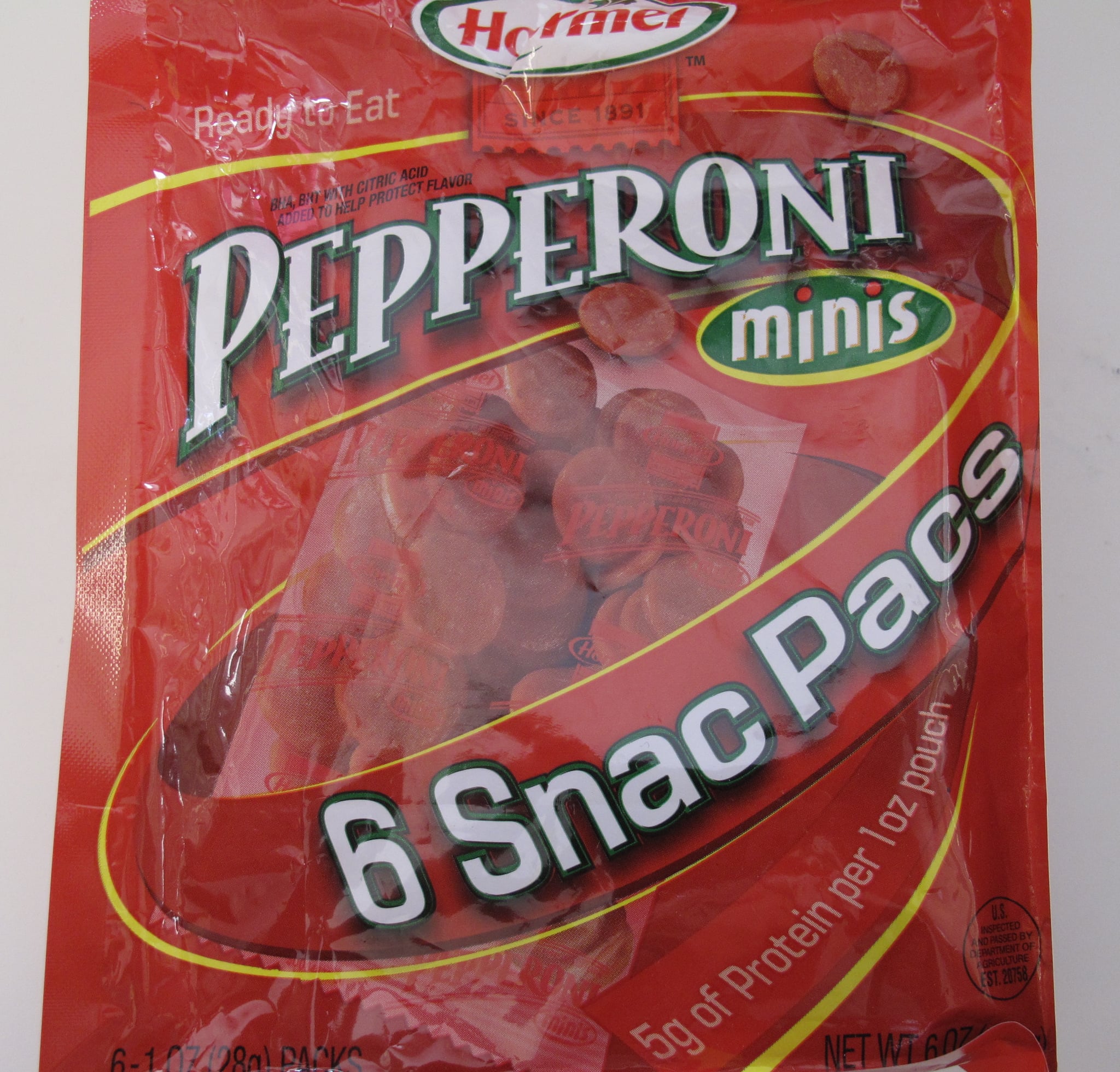 Product Review Hormel Pepperoni Minis Snac Pacs POPSUGAR Food