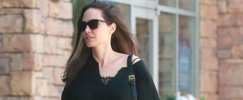 Angelina Jolie Wearing Braided Sandals