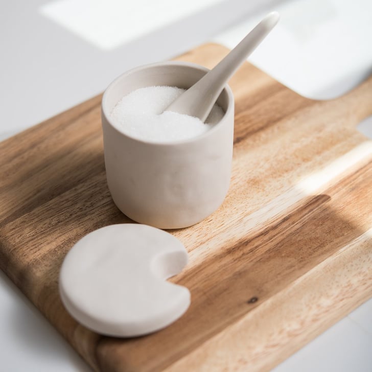 Beige Stoneware Sugar Canister Magnolia Home Summer 2019 Collection