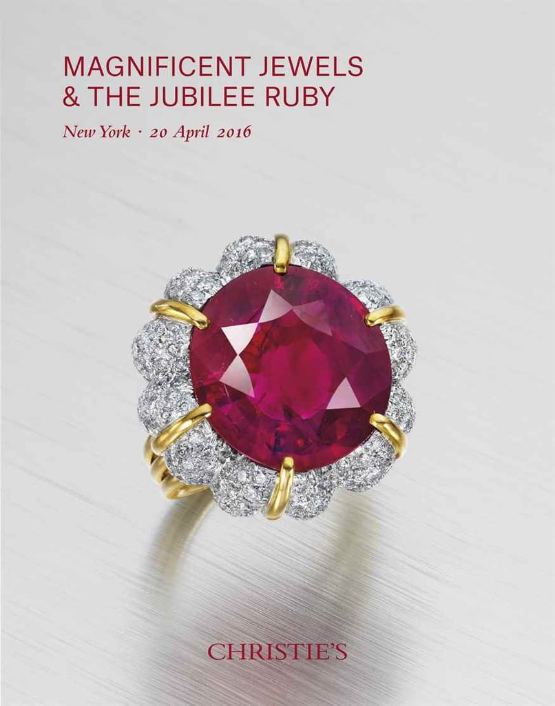 Mark your calendars. Someone's going home with this very large ruby.