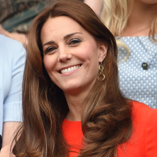 Kate Middleton Wearing a Red Dress at Wimbledon