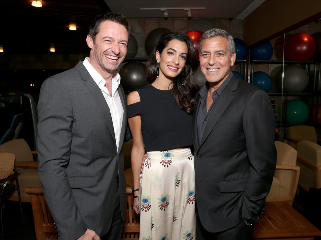 George and Amal Clooney at Hollywood's Night Under the Stars