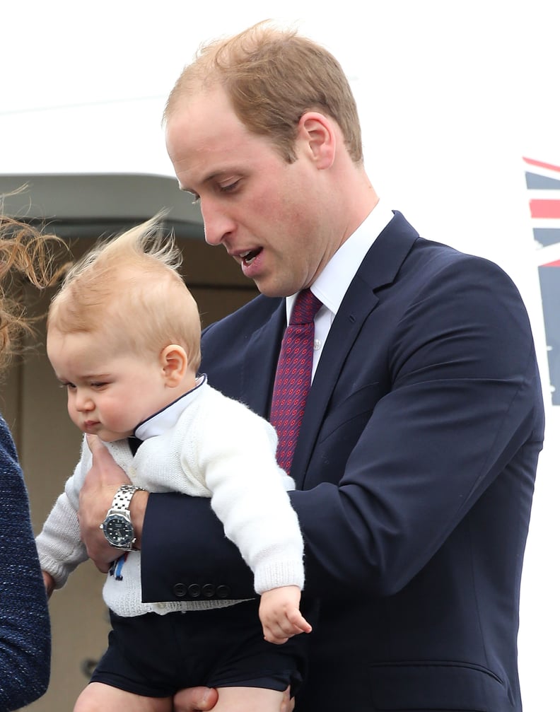 Prince George's First Trip to Australia