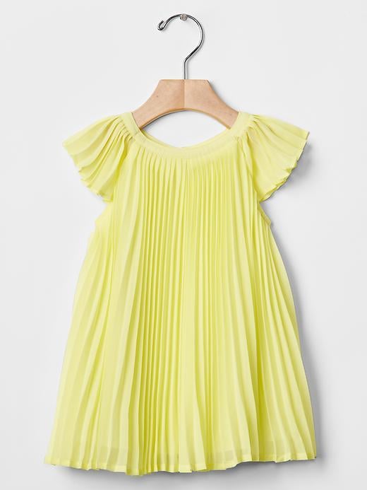 Pleated Flutter Dress