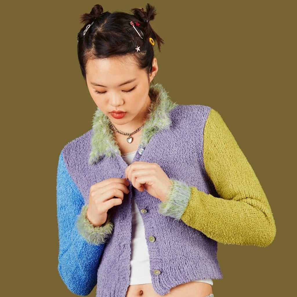 Bouclé Knit Sweater, Ivory – SourceUnknown