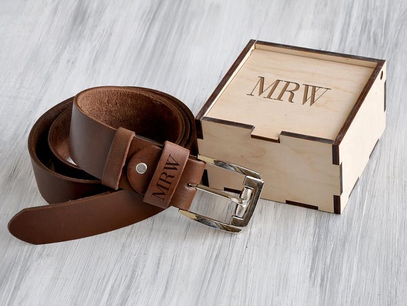 Personalized Leather Belt