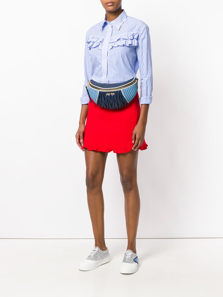 Miu Miu Two-Tone Matelassé Belt Bag