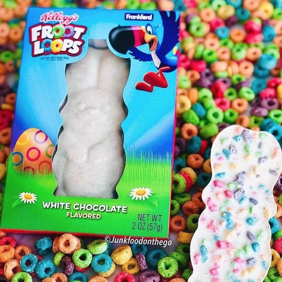 This White Chocolate Bunny Is Packed With Froot Loop Pieces