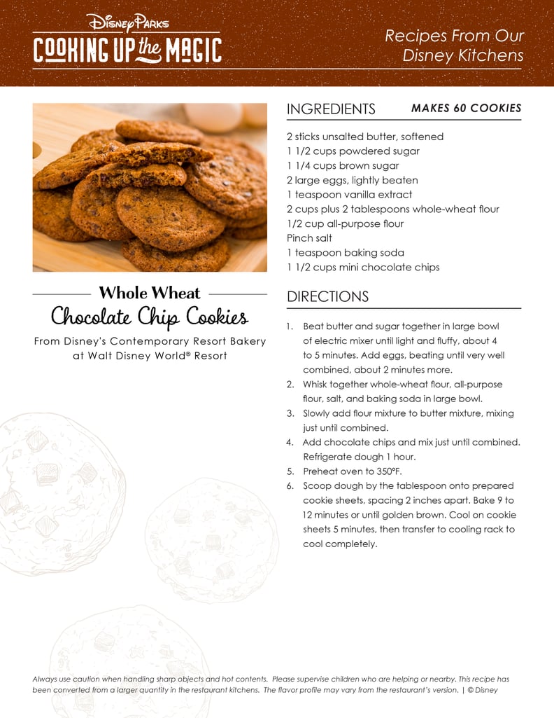 Whole-Wheat Chocolate Chip Cookies Recipe