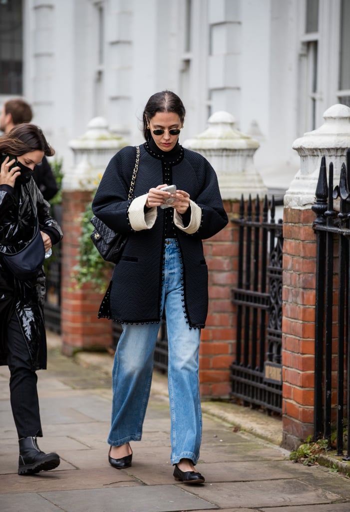 Coco Chanel would approve of this classic, monochrome outfit.