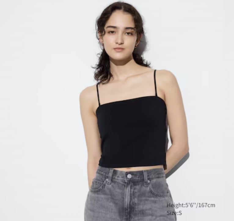 Uniqlo AIRism Cropped Bra Tube Top