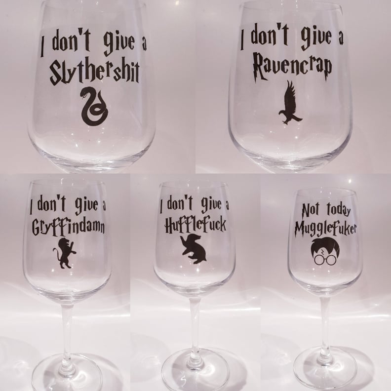 Harry Potter Inspired Wine Glass Sticker Pack
