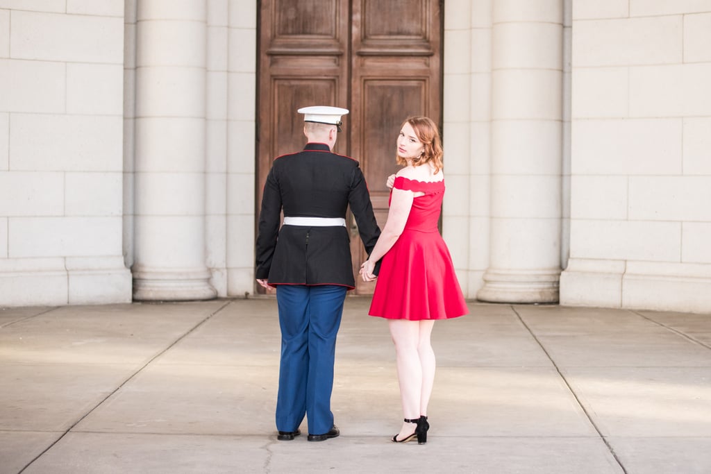 Military Couple Engagement Session in Washington DC
