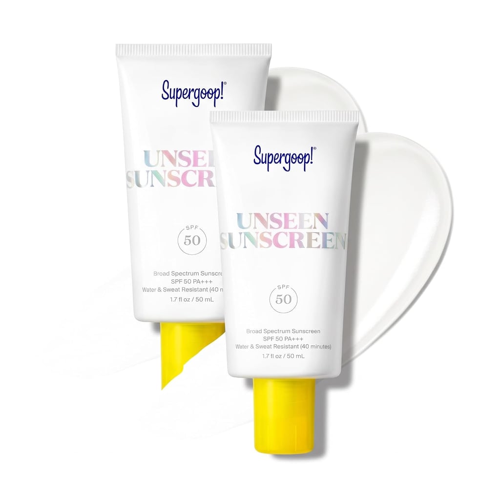 Supergoop! Unseen Sunscreen ($57, originally $76)
Daily SPF is a must, and this lightweight, invisible sunscreen makes it easy to stick with the habit. It layers smoothly under makeup without leaving a heavy or greasy feel, turning everyday sun protection into a treat.
Editor Quote: "No matter the season, my schedule, or where I'm at in the world, I'm always slathering my Supergoop Unseen sunscreen on as part of my daily getting-ready routine. The sunscreen delivers SPF 40 while nourishing your skin with ingredients like frankincense and meadowfoam. Every year, I buy a ton to use as stocking stuffers for everyone in the family." — Jessica Andrews, senior style director
