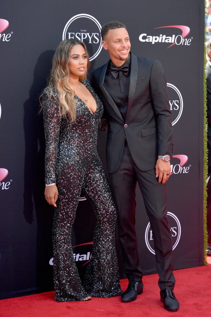 Stephen and Ayesha Curry at the 2017 ESPYs