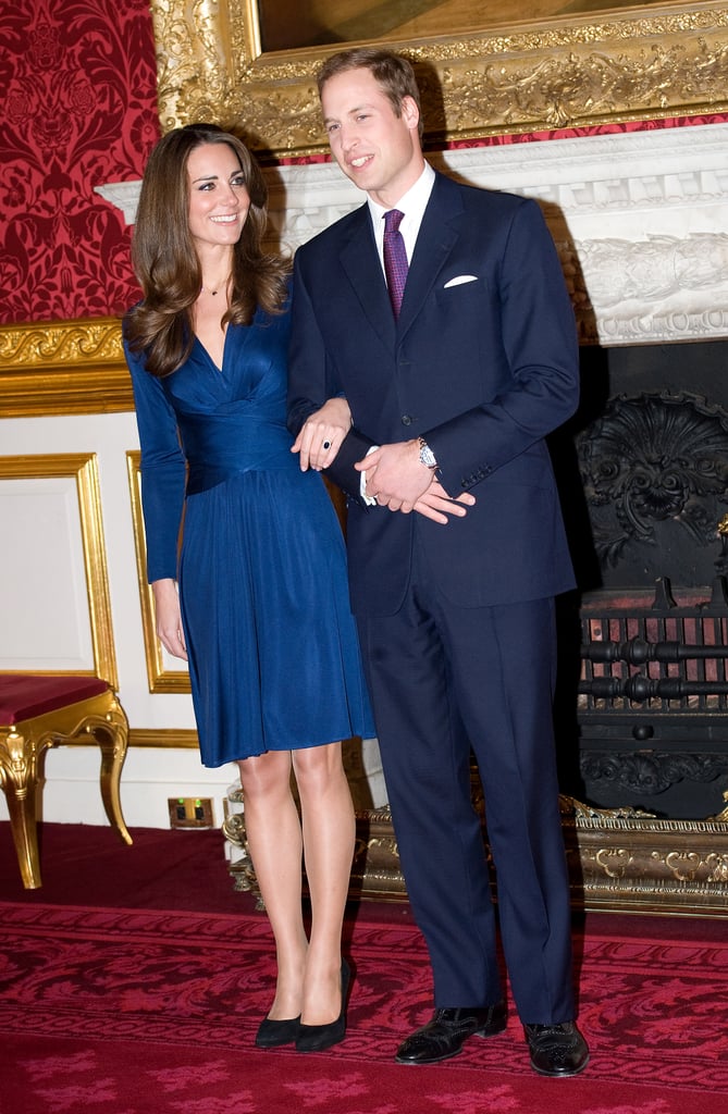 And Let’s Be Real — Their Engagement Shoot Was All About Drawing Attention to Kate’s Sapphire Ring