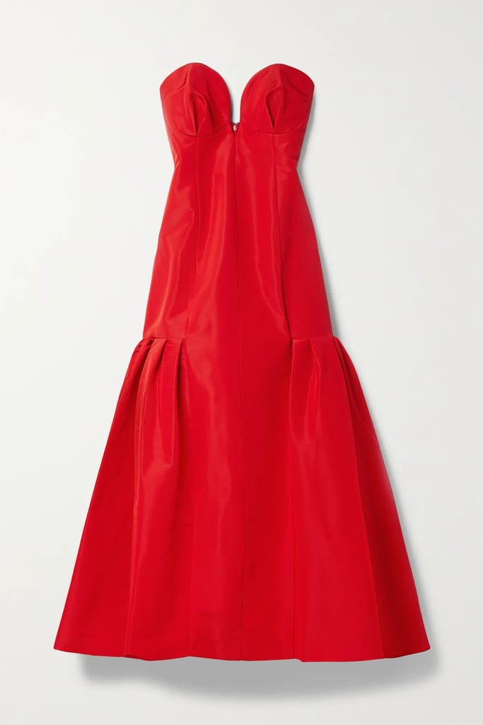 Carolina Herrera Strapless Gathered Silk-Faille Gown ($3,290)