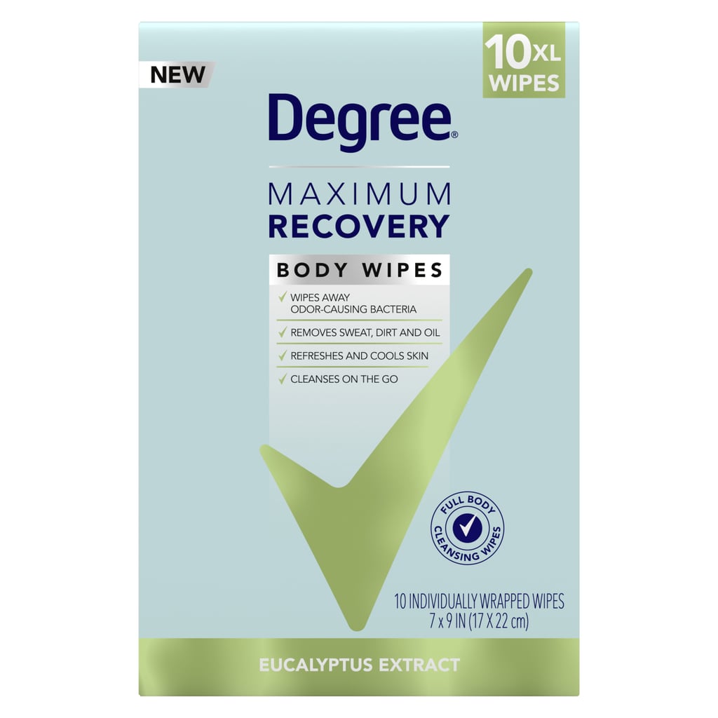 Degree Maximum Recovery Body Wipes in Eucalyptus