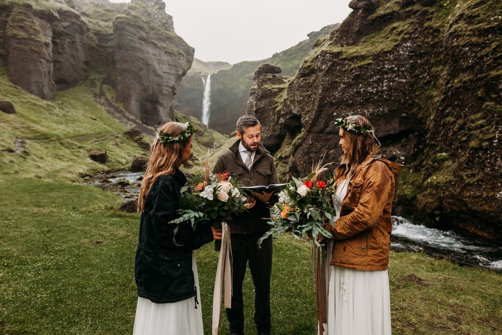 Rainy Elopement in Iceland