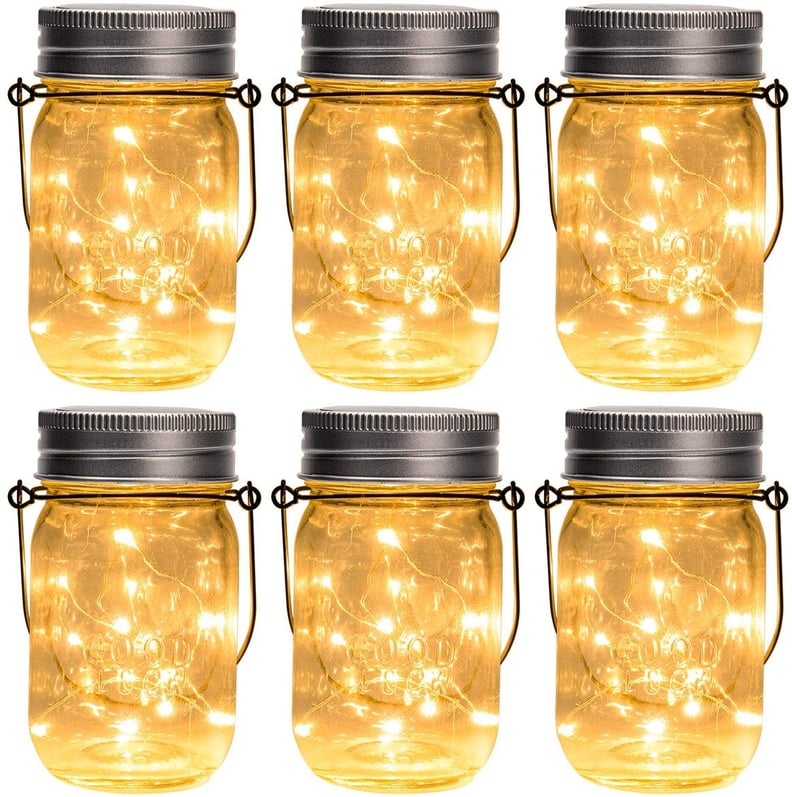 Hanging Solar Mason Jar Lid Lights