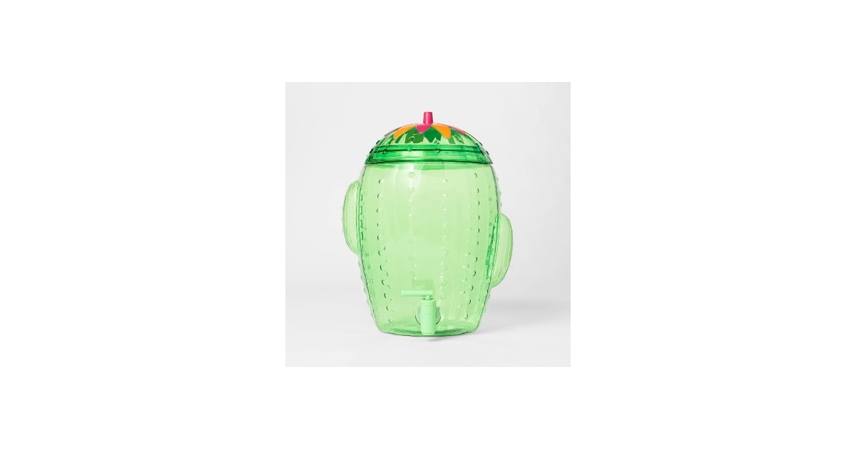 Sun Squad 2gal Plastic Cactus Beverage Dispenser Best Beach Products