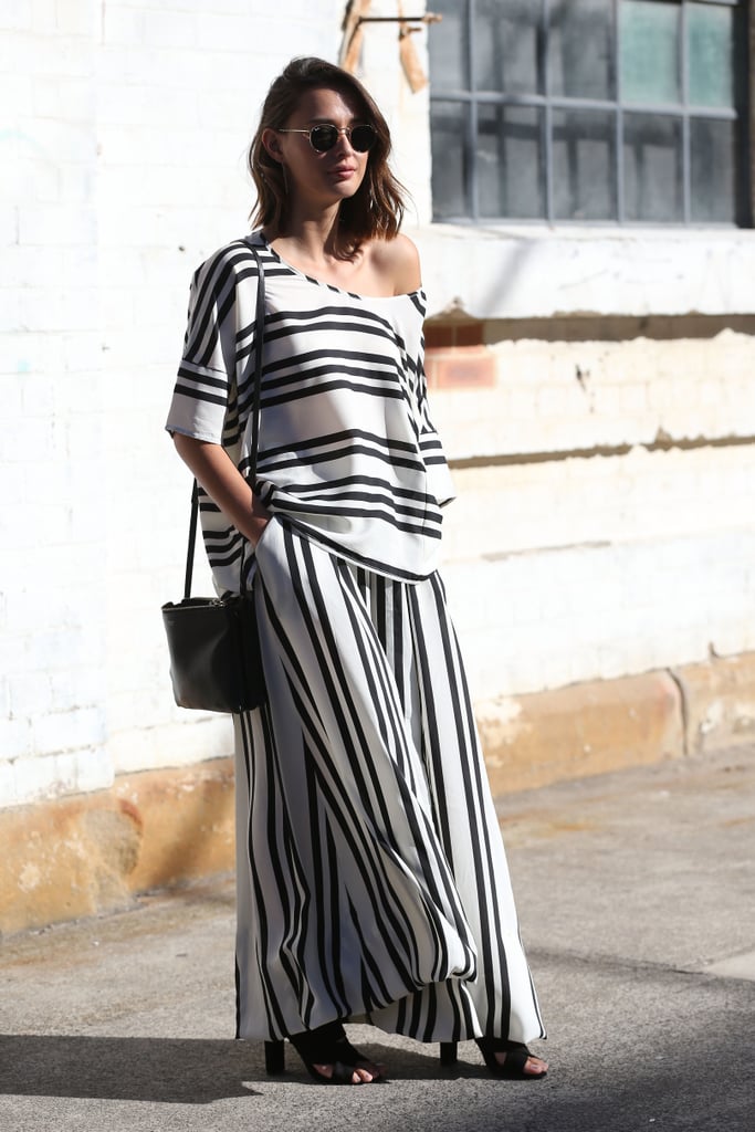 Black and white stripes are bold enough to make a statement all on their own — no rainbow colors required.