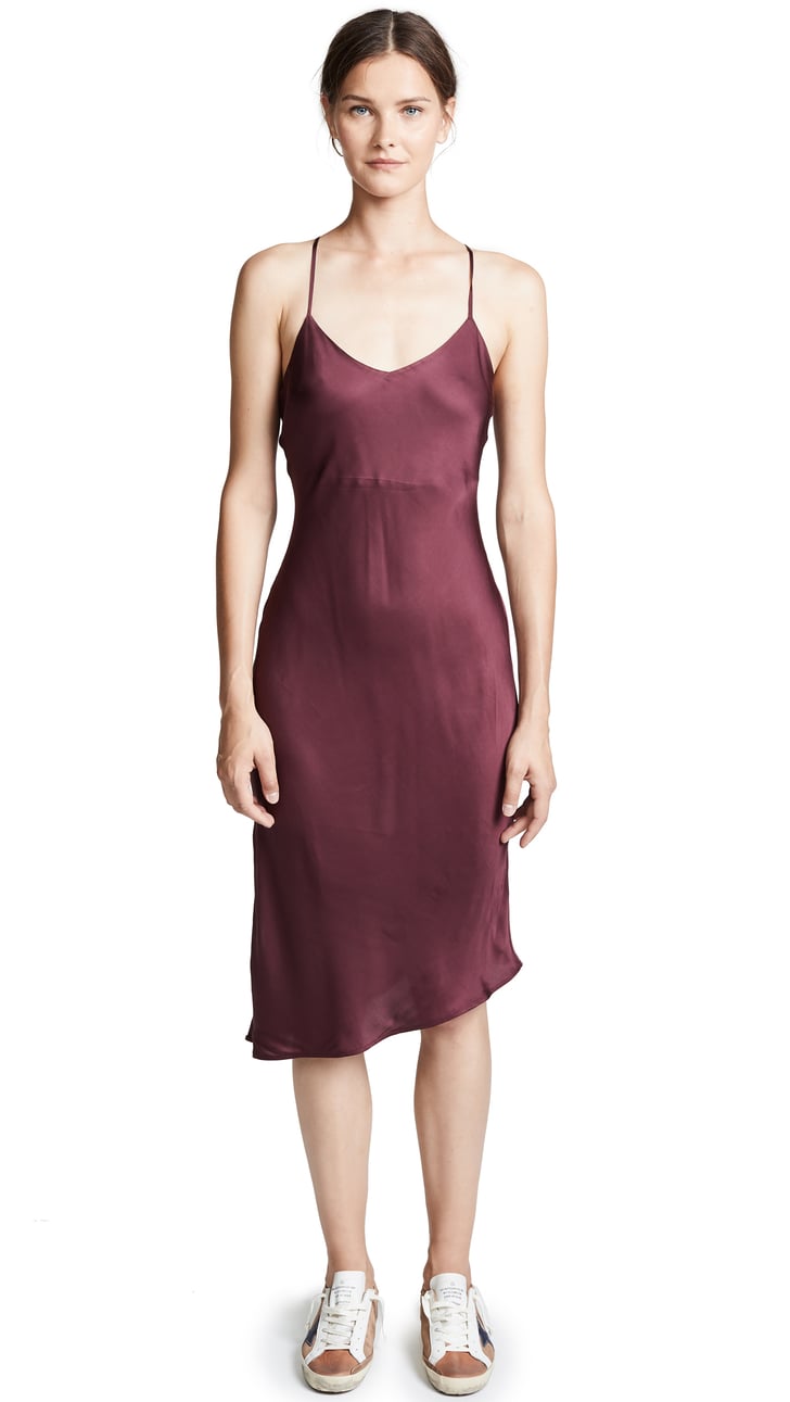 AG Scarlette Slip Dress | Amal Clooney Red Slip Dress at Jennifer ...