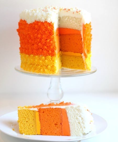 Candy Corn Cake