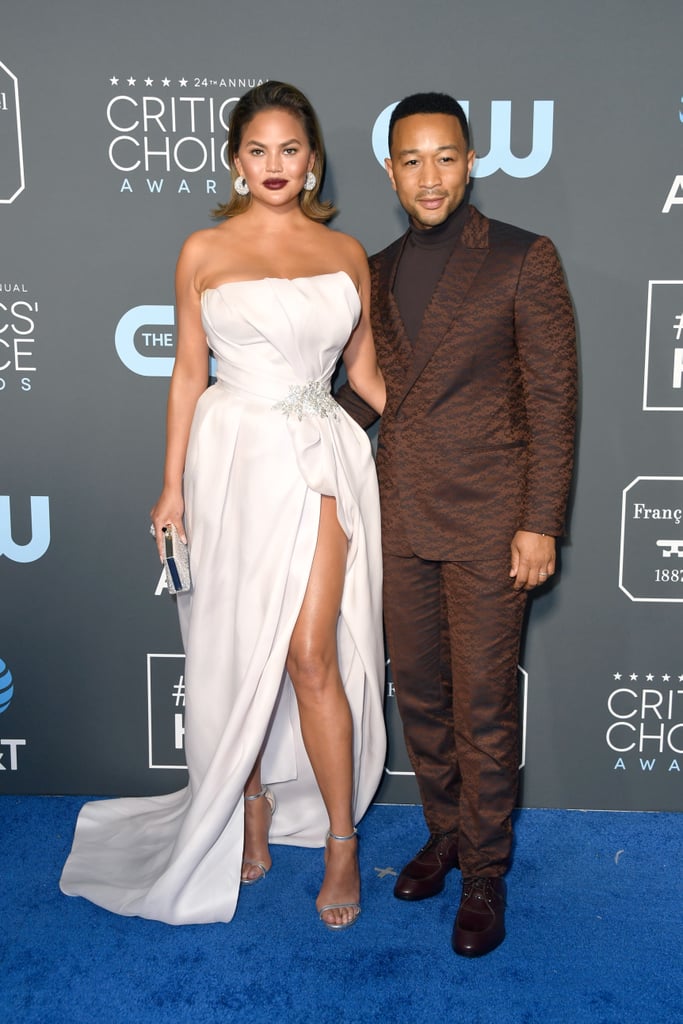 Chrissy Teigen and John Legend at the 2019 Critics' Choice