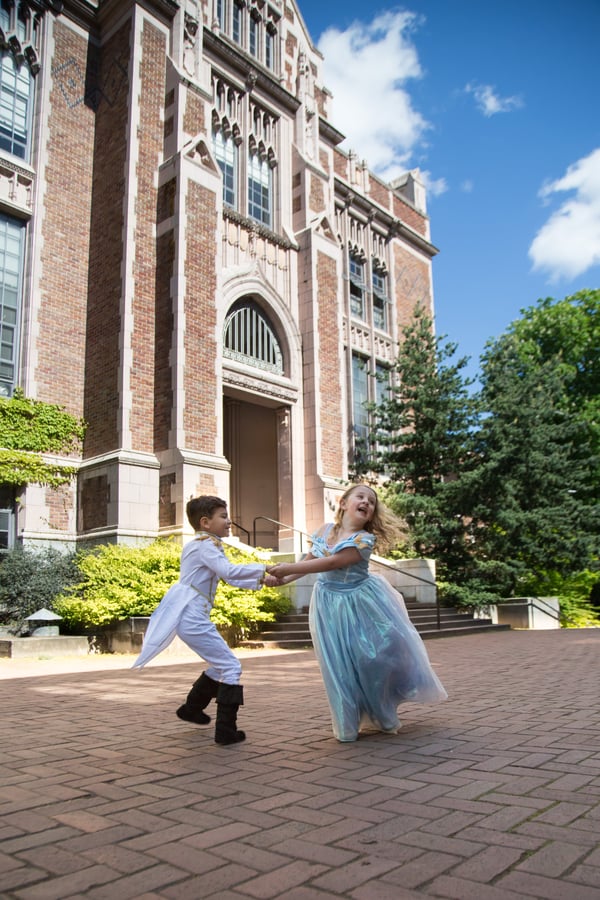 Best Friends' Disney Princess and Prince Charming Photos
