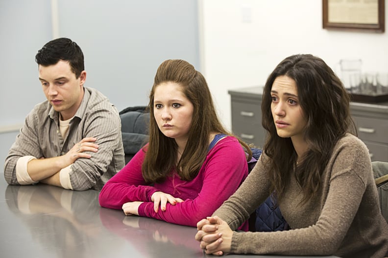 SHAMELESS, l-r: Noel Fisher, Emma Kenney, Emmy Rossum in 'Drugs Actually' (Season 5, Episode 11, aired March 29, 2015). ph: Monty Brinton/Showtime/courtesy Everett Collection