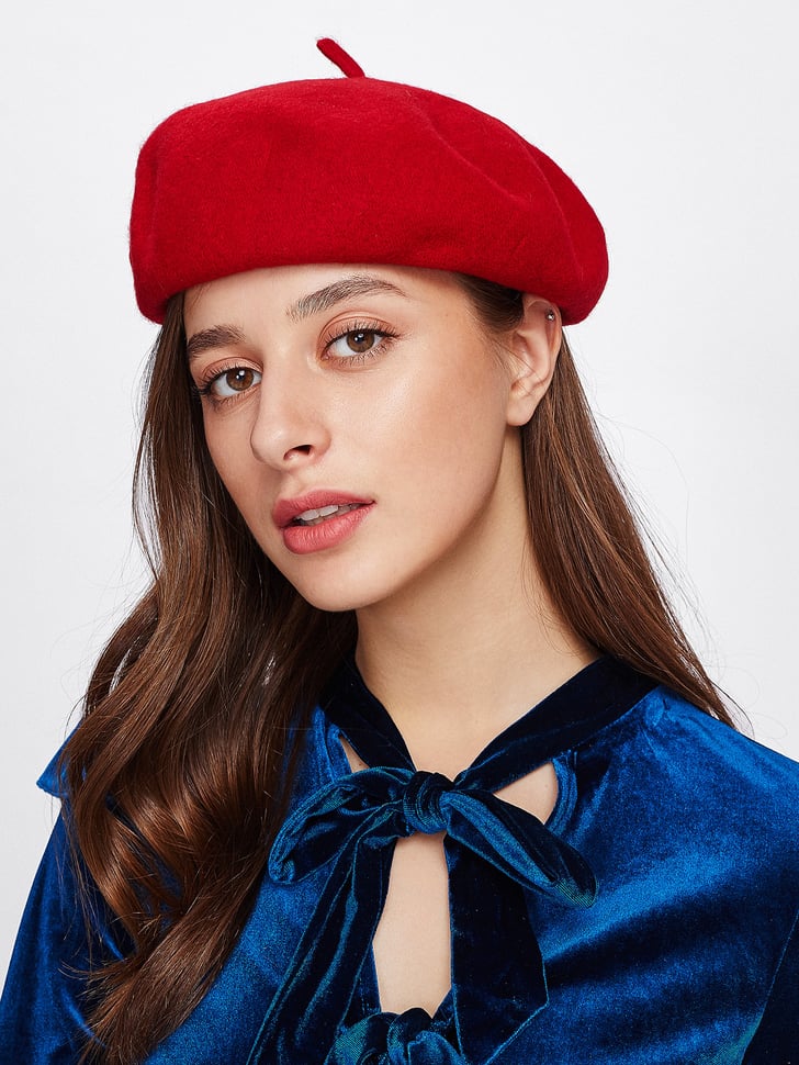 Shein Wool Blend Beret Cap | Beret Hats | POPSUGAR Fashion Photo 9