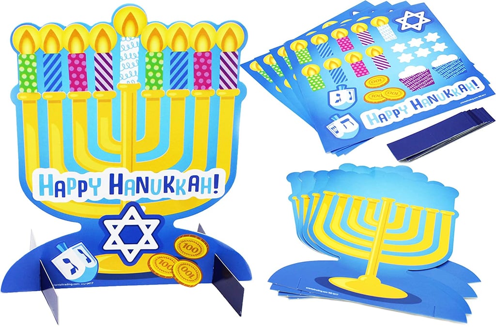 3D Menorah Sticker Scene