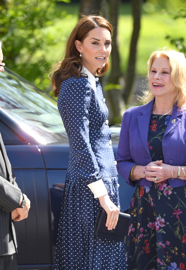 Kate Middleton Wears Polka-Dot Dress to Bletchley Park 2019