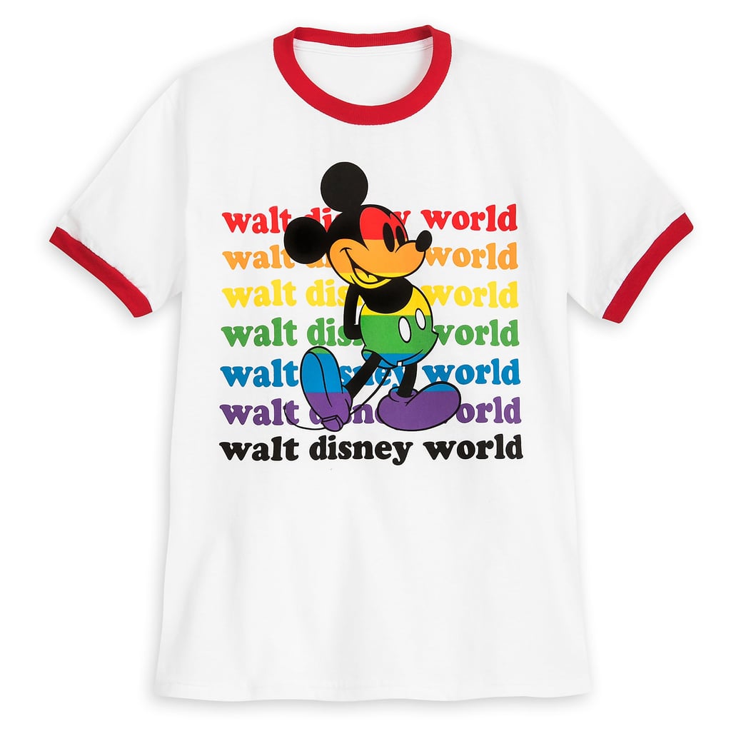 Rainbow Disney Collection Mickey Mouse Ringer T-Shirt For Kids — Walt Disney World