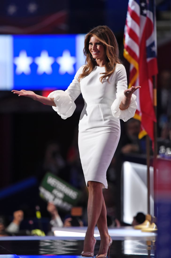 Melania's RNC Roksanda Dress | Melania Trump Most ...